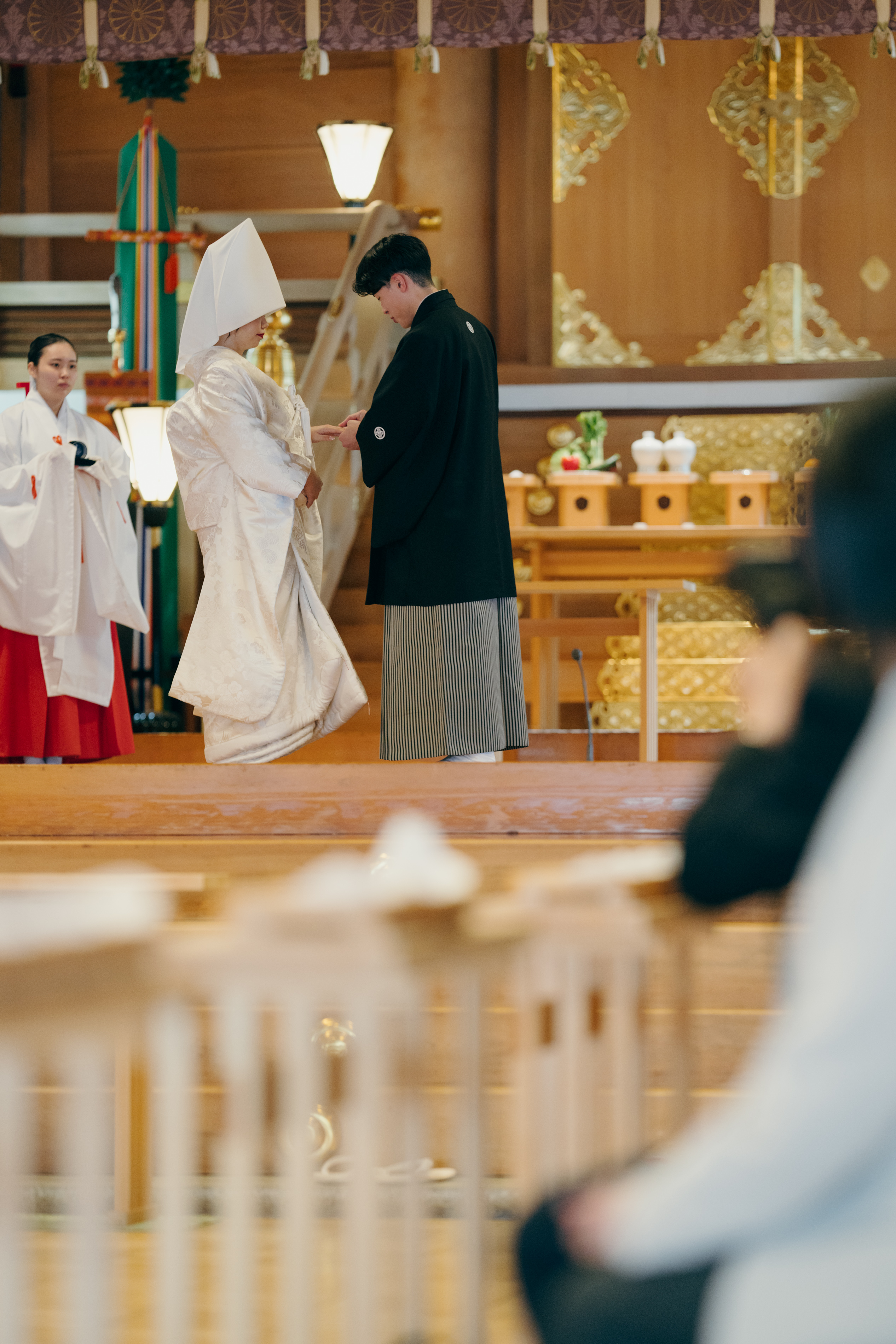 【ウェディングレポート】新緑の季節に北海道神宮での和装神前式♪